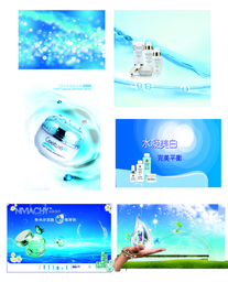 化妆品广告背景模板  海报背景