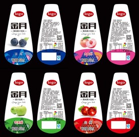 果汁标签设计