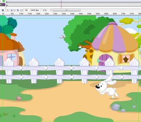 旁边走过农场的兔子动画6秒