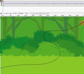 丛林中飞舞的拍翅膀蝴蝶6秒