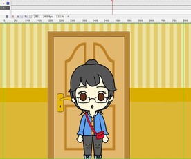 小女孩夸书包说话动作122秒