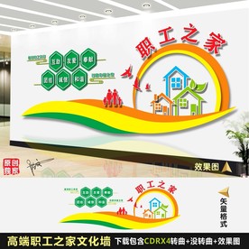 职工之家文化墙