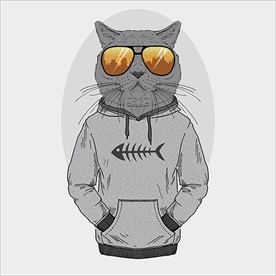 豹 猫 动物漫画