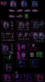 中国古典别墅施工图