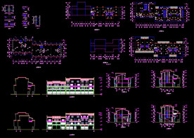 仿古民居建筑施工图