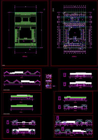 四合院cad图纸