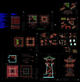 钟鼓楼建筑施工图