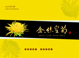 金丝皇菊展开图