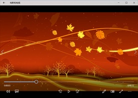 叶子炫丽线条动态背景