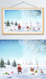 美丽的瑞雪丰收