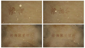 原创AE水墨晕染文字logo