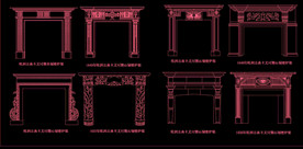 欧洲传统壁炉架