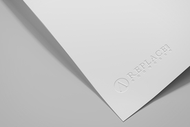 纸面压印浮雕效果