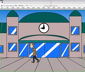 失意男人从火车站经过13秒