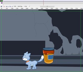 后巷里面经过的小猫11秒