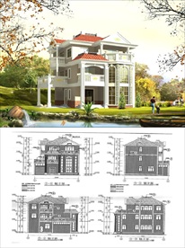 建筑施工图含CAD结构图