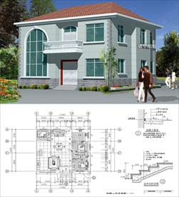 建筑施工图含CAD结构图