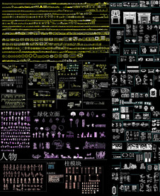 欧式装饰CAD素材