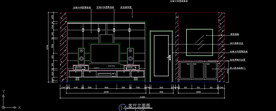 电视 背景墙CAD
