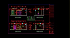 酒店装饰图CAD结构图