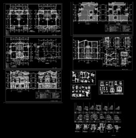 别墅建筑设计图纸