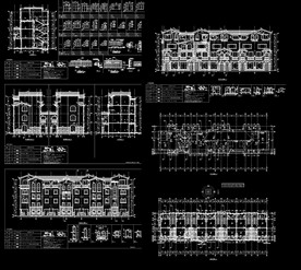 双拼别墅设计图纸