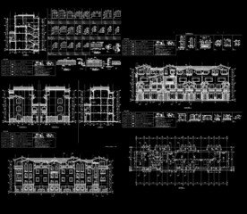 别墅住宅建筑施工图