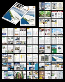 公司期刊杂志word设计模板