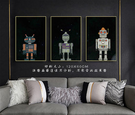 卡通晶瓷画 卡通装饰画