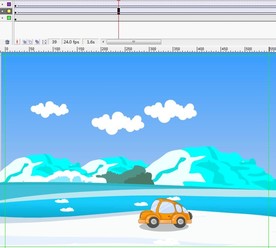 小汽车在北极冰层上行驶5秒