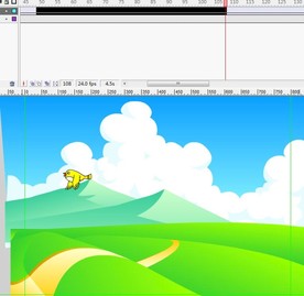 黄色鸟在远山飞过6秒