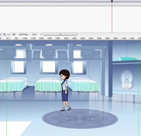 女子从医院病房走过6秒