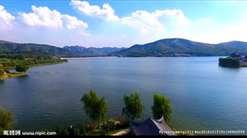 清水润城航拍孝妇河