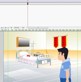 男子从医院走出去6秒