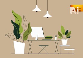 矢量简约办公环境