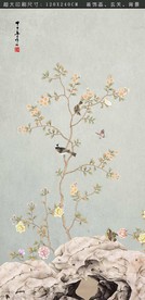花鸟装饰画 大型花鸟挂画