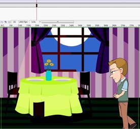眼镜男经过高级餐厅6秒
