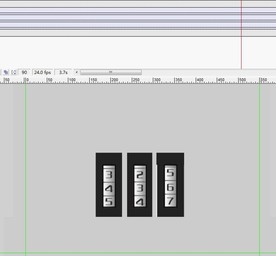 拨动的密码锁动画8秒