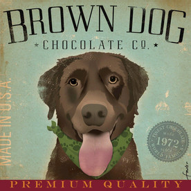 复古怀旧抽象狗狗可爱动物装饰画