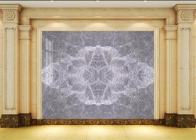 高清灰色聚宝盆大理石纹背景墙