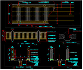 景观栈道施工图