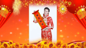 喜庆拜年视频蒙版