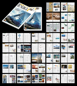 公司内刊杂志word设计模板
