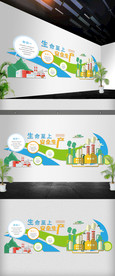 安全生产文化墙展板