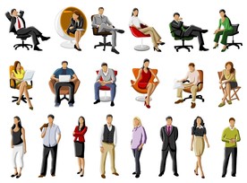 矢量职业人物系列