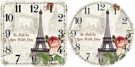 欧美复古铁塔钟面