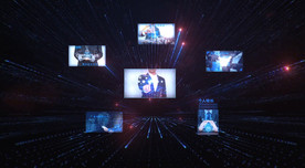 高科技信息图片AE模板