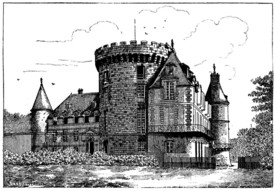 矢量欧洲古城堡