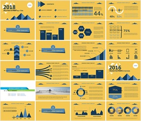 炫酷时尚工作总结汇报PPT模板