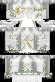 简约白色小清新婚礼